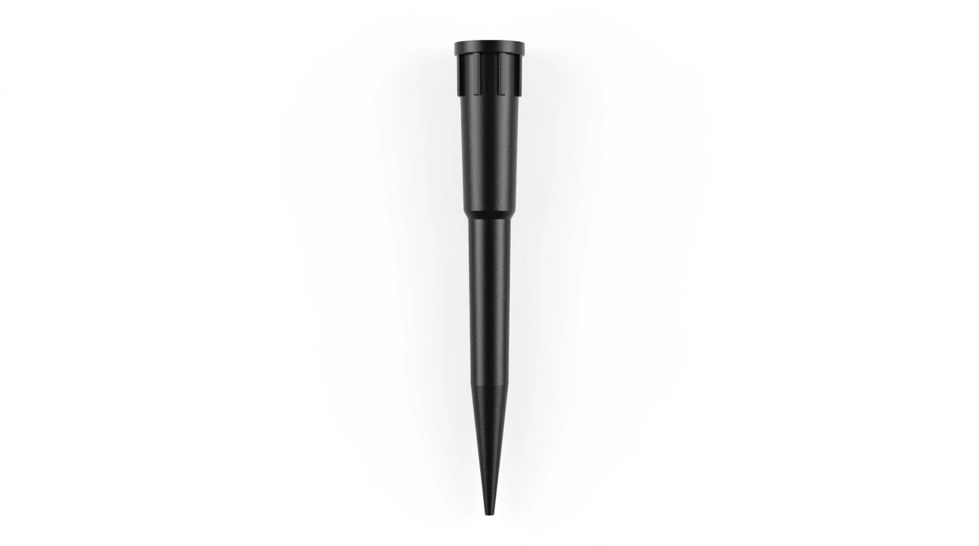 conductive pipette tip for automated liquid handling systems black plastic single tip