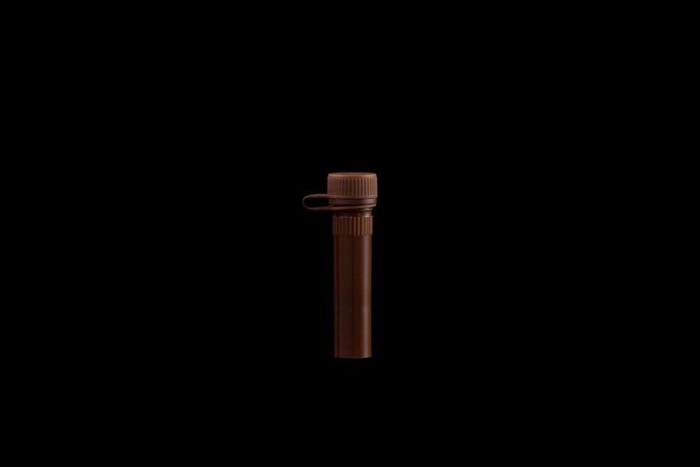Kelabscience 1.5ml Brown Cryo Tube with Flip Cap, Closed