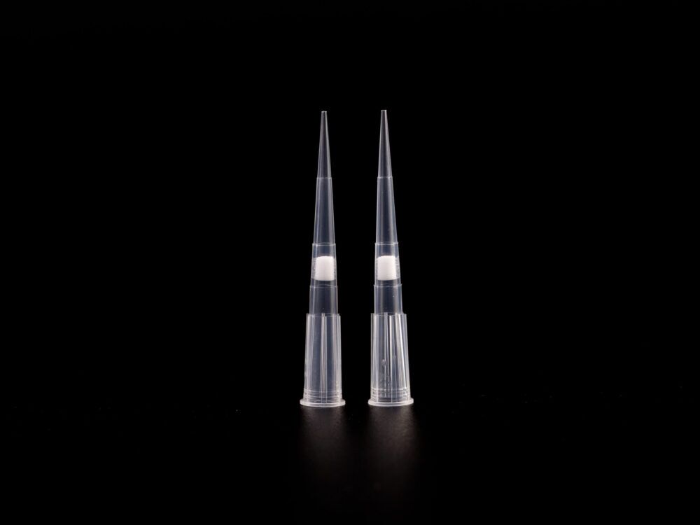 Kelabscience 50ul Filter Pipette Tips with Built-in Filter, Upright View