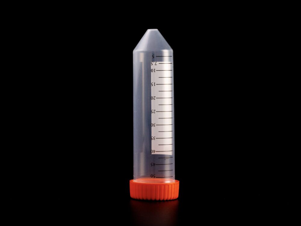 50 mL conical centrifuge tubes from Kelabscience, upright product image