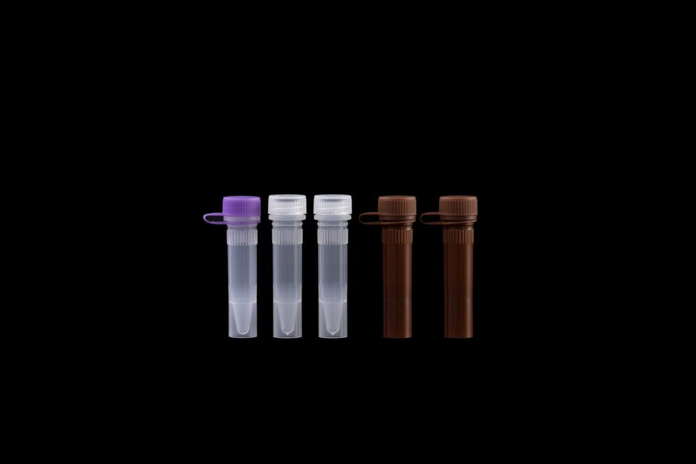 Kelabscience 1.5ml Cryo Tubes Assorted Colors and Caps, Group Photo