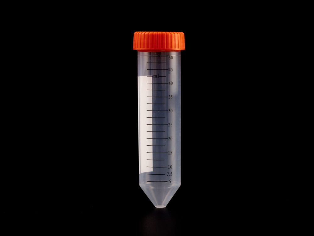 Kelabscience 50ml Centrifuge Tube Upright with Orange Screw Cap