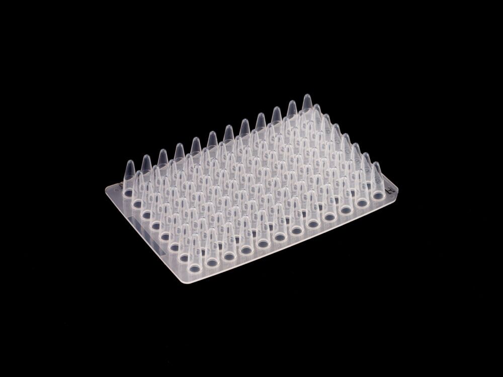 Kelabscience 0.2ml 96-Well PCR Plate Non-Skirted, Side Perspective